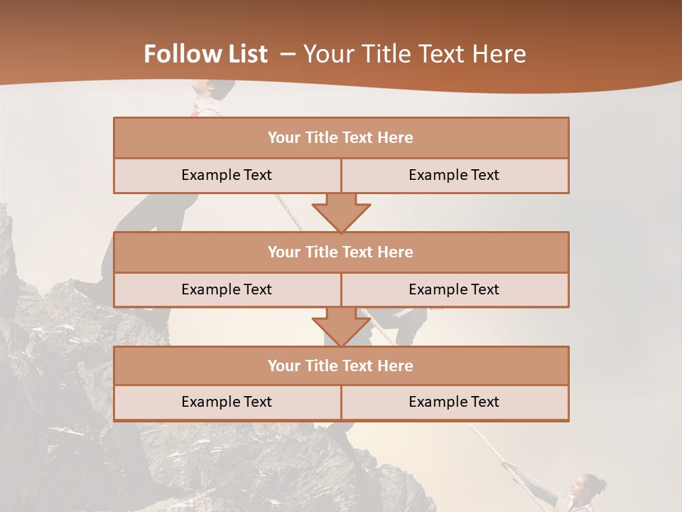 Executive People Power PowerPoint Template