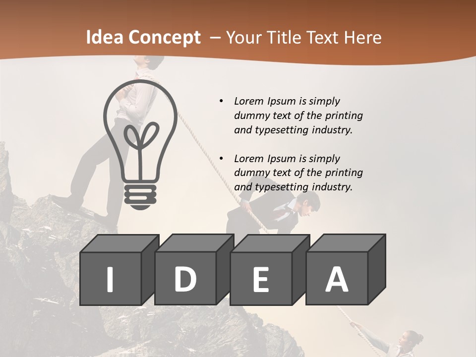 Executive People Power PowerPoint Template