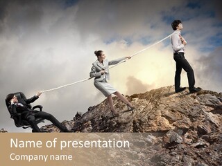 Game Enterprise Rope PowerPoint Template