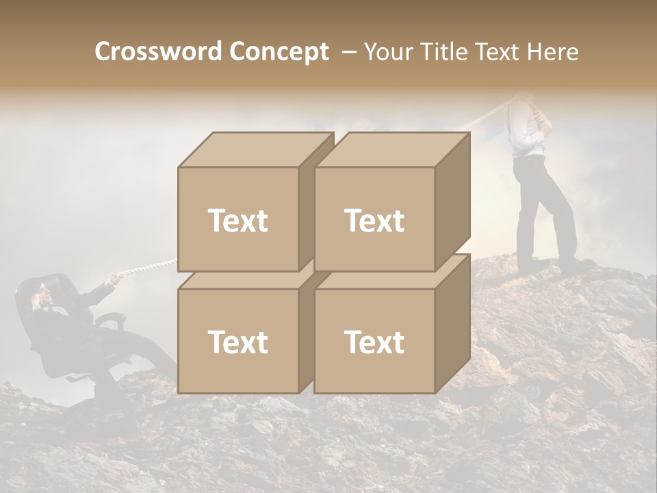 Game Enterprise Rope PowerPoint Template