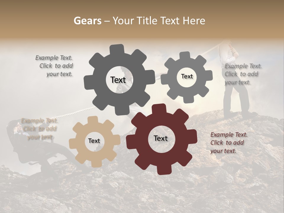 Game Enterprise Rope PowerPoint Template
