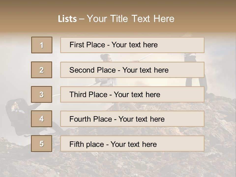 Game Enterprise Rope PowerPoint Template