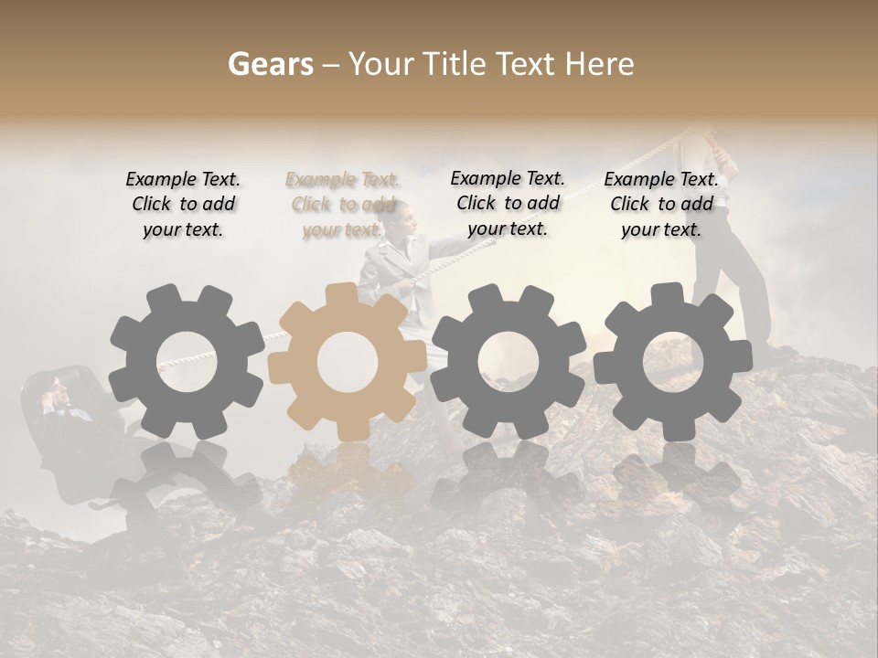 Game Enterprise Rope PowerPoint Template