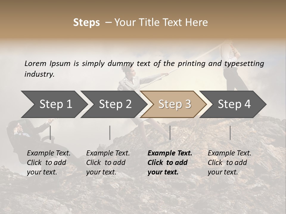 Game Enterprise Rope PowerPoint Template