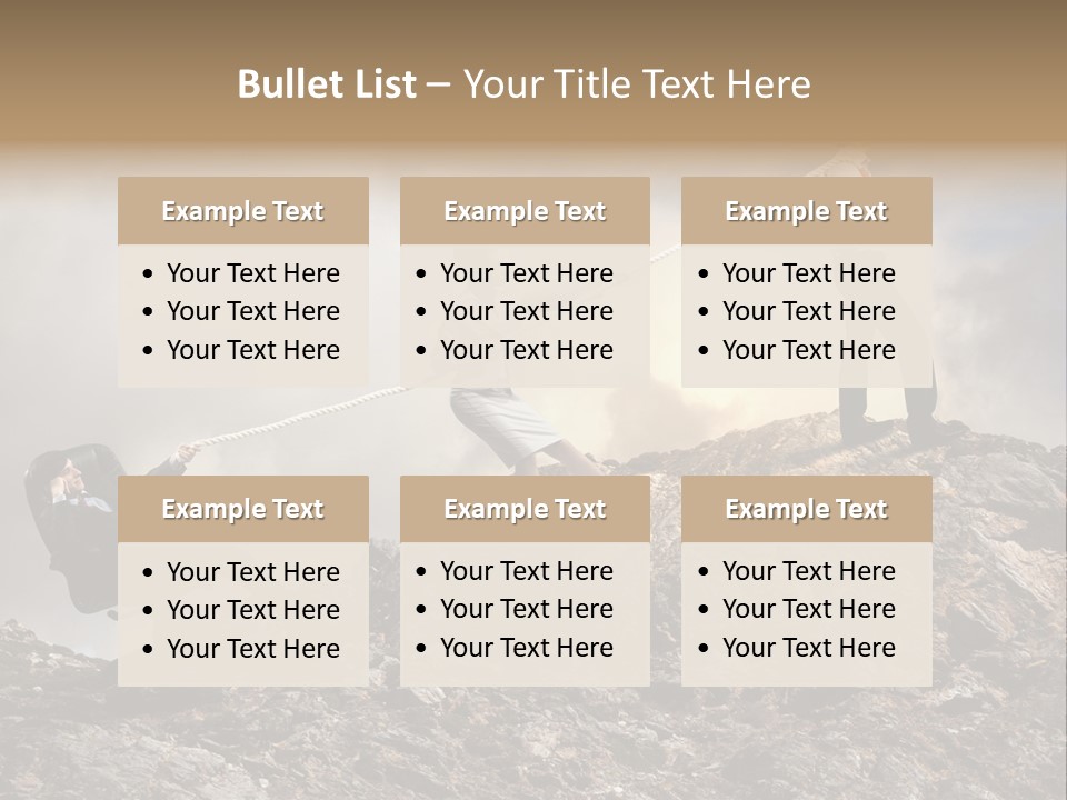 Game Enterprise Rope PowerPoint Template