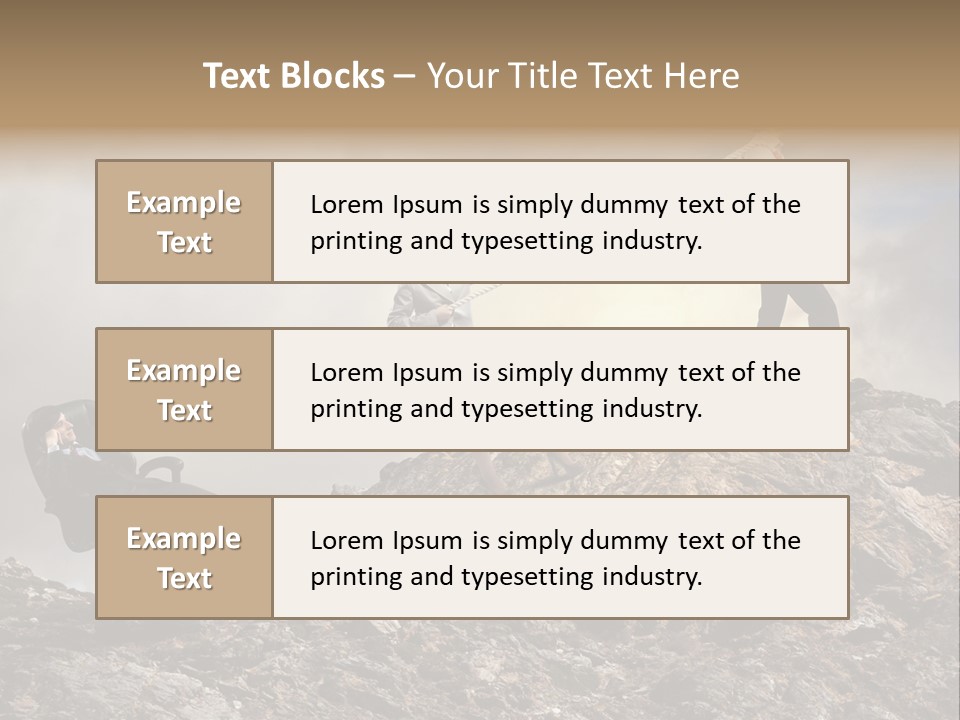 Game Enterprise Rope PowerPoint Template