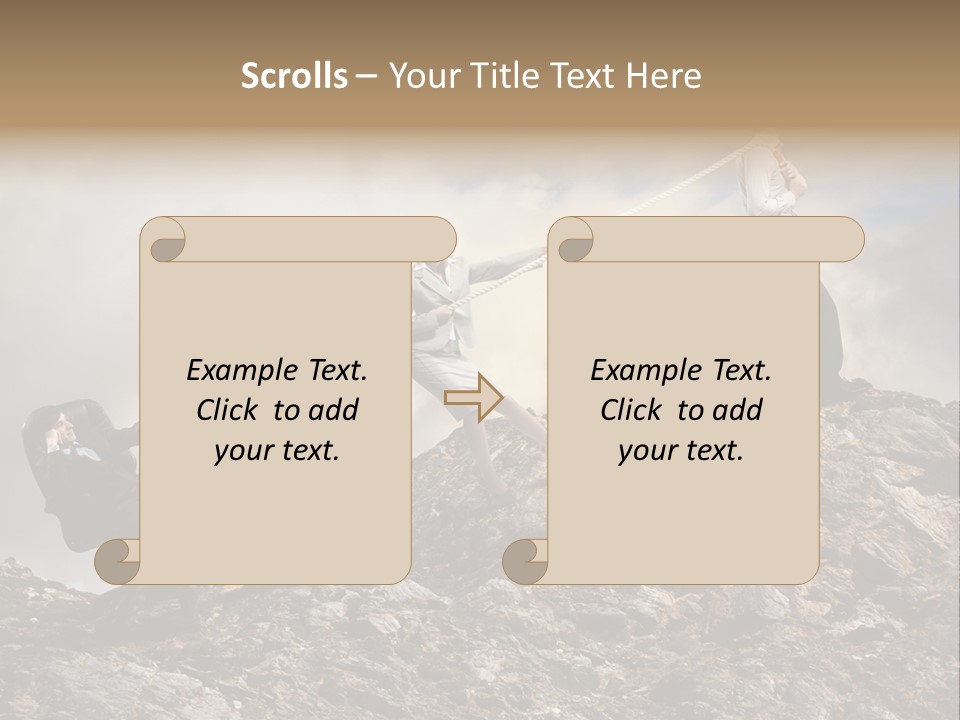 Game Enterprise Rope PowerPoint Template