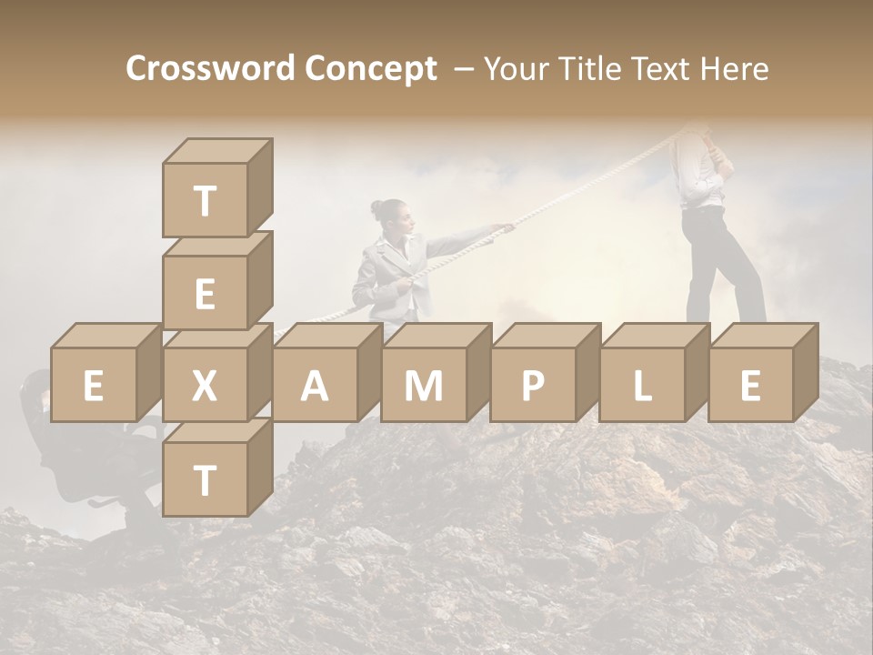 Game Enterprise Rope PowerPoint Template