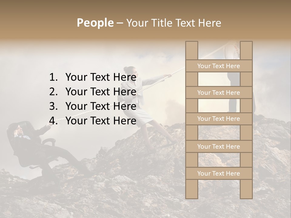 Game Enterprise Rope PowerPoint Template