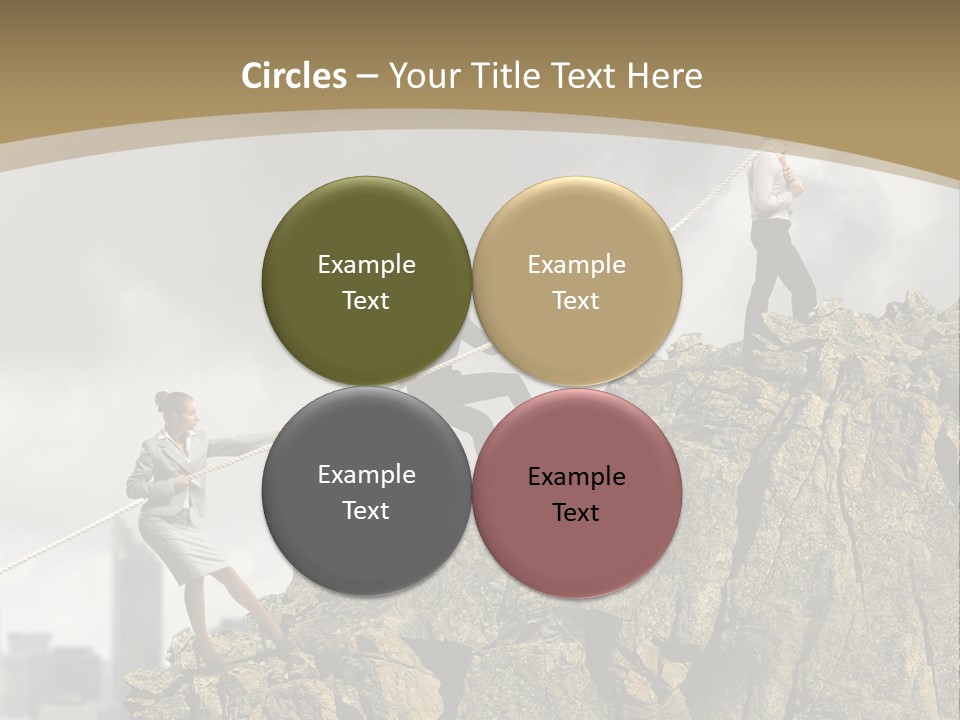 Pull Abstract Three PowerPoint Template