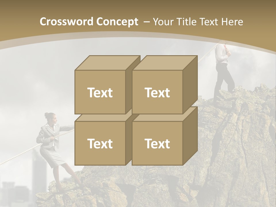 Pull Abstract Three PowerPoint Template