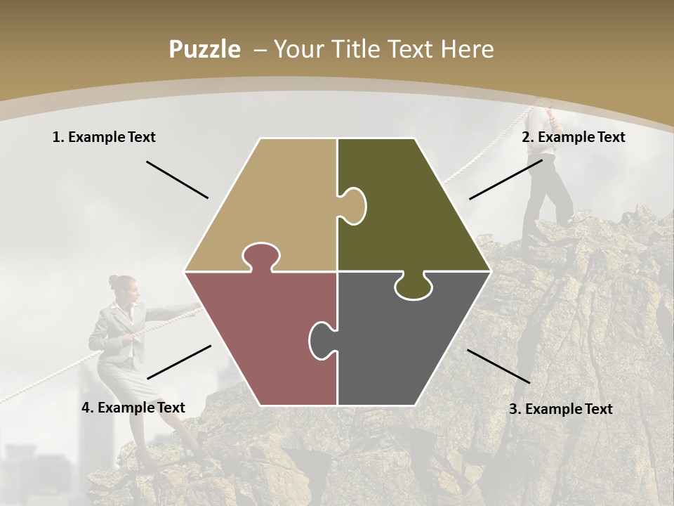 Pull Abstract Three PowerPoint Template