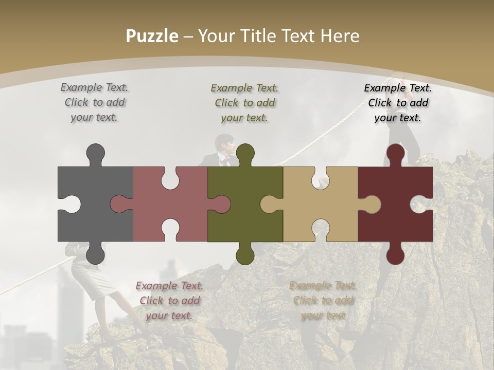 Pull Abstract Three PowerPoint Template