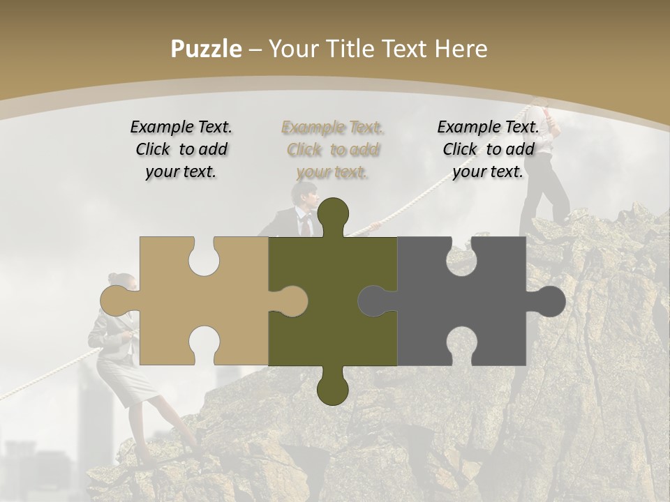 Pull Abstract Three PowerPoint Template