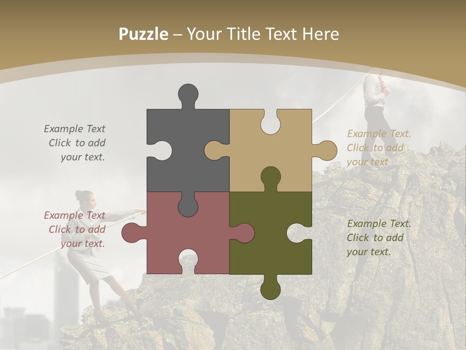 Pull Abstract Three PowerPoint Template