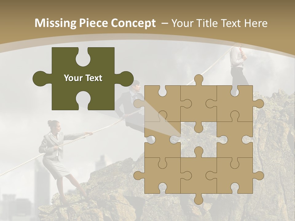 Pull Abstract Three PowerPoint Template