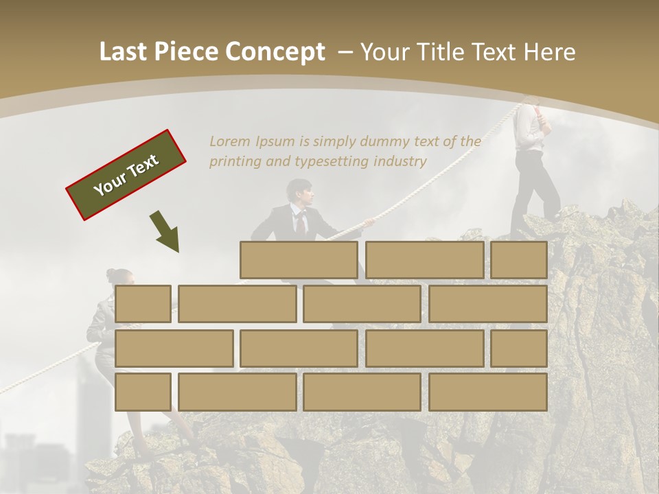 Pull Abstract Three PowerPoint Template