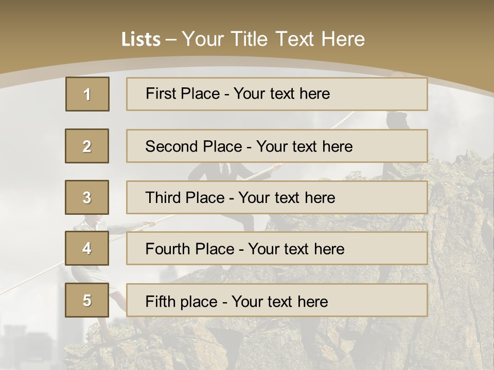 Pull Abstract Three PowerPoint Template