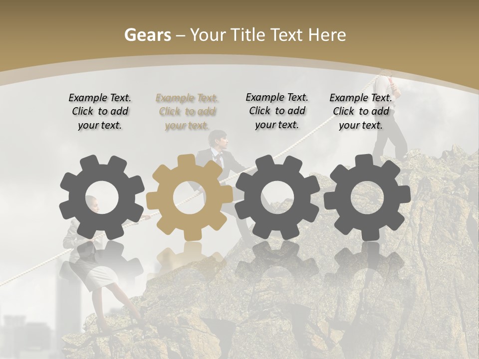 Pull Abstract Three PowerPoint Template