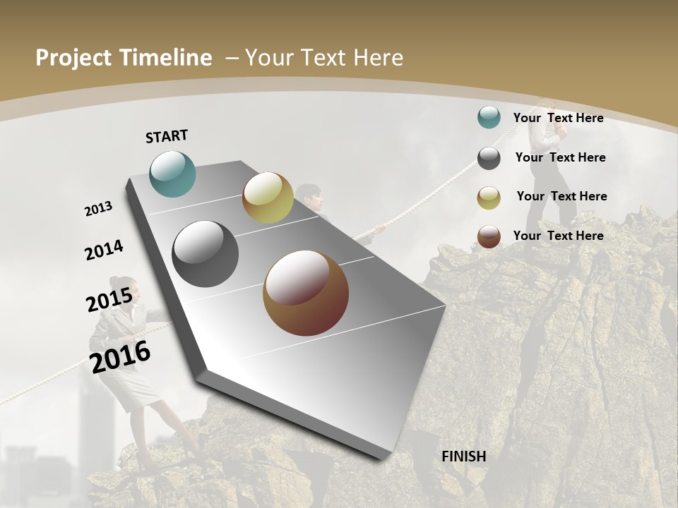 Pull Abstract Three PowerPoint Template