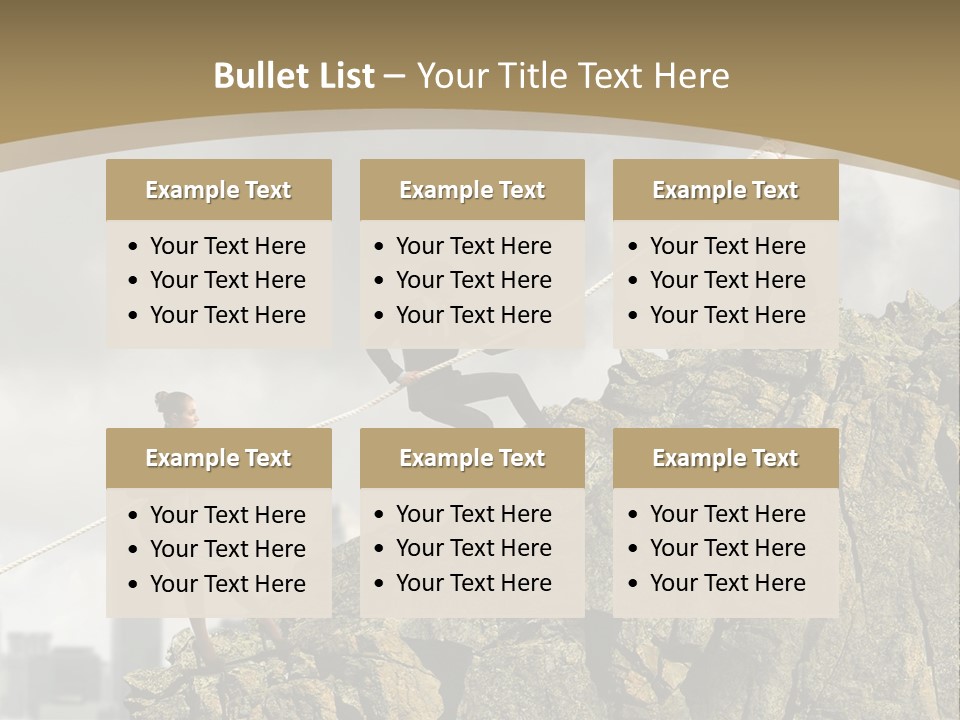 Pull Abstract Three PowerPoint Template