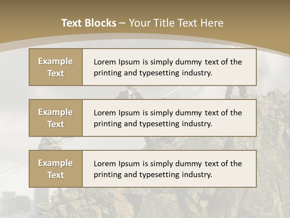 Pull Abstract Three PowerPoint Template