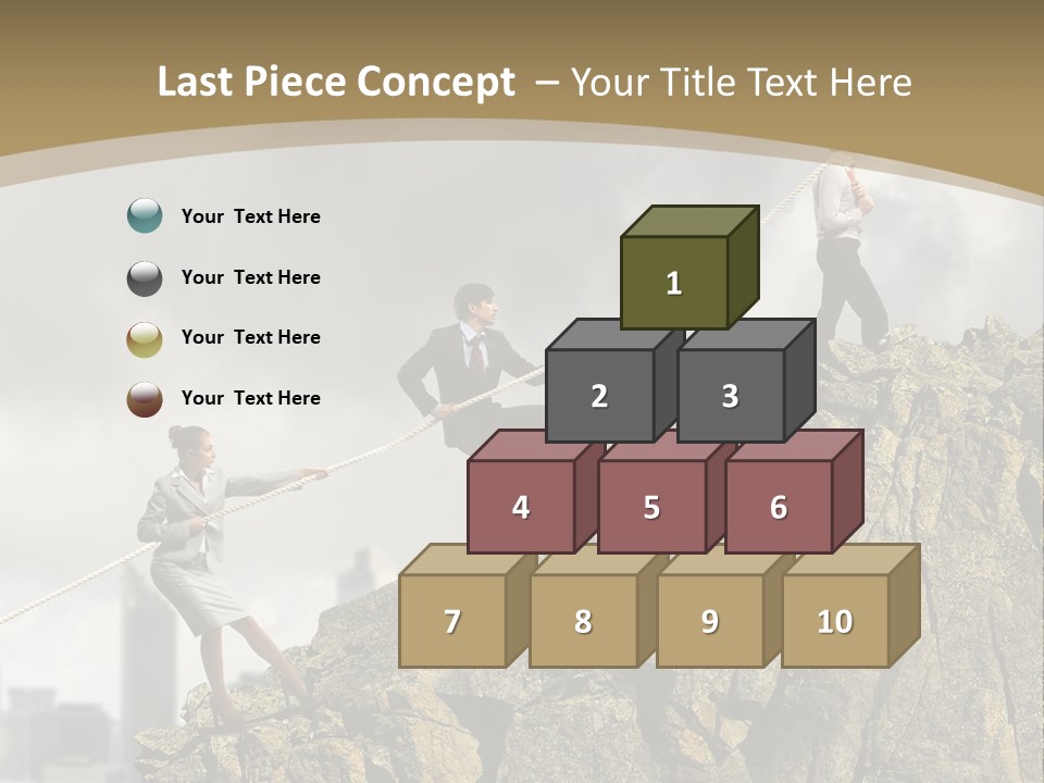 Pull Abstract Three PowerPoint Template