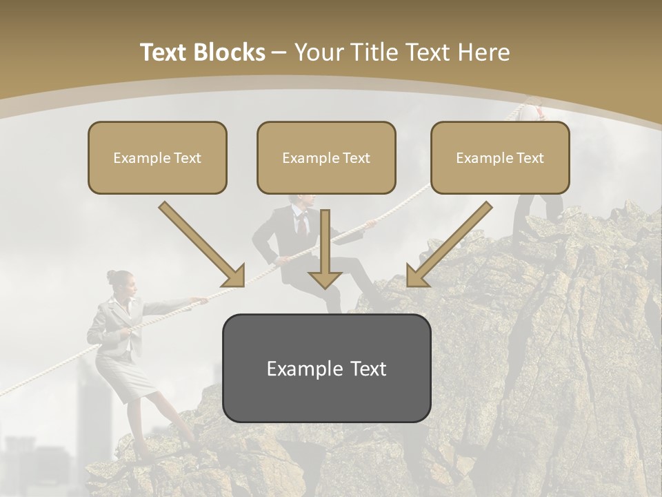 Pull Abstract Three PowerPoint Template