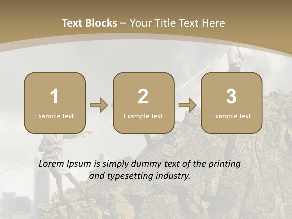 Pull Abstract Three PowerPoint Template