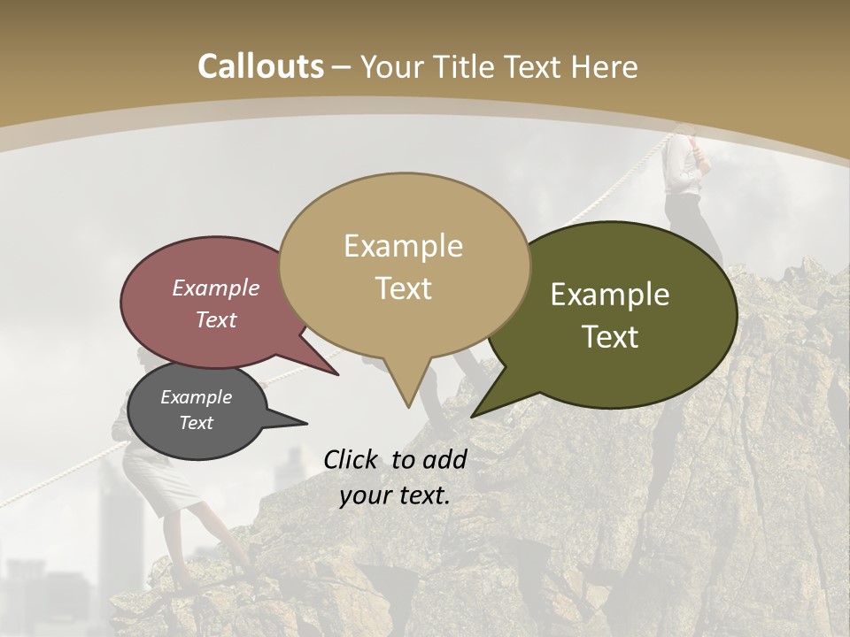 Pull Abstract Three PowerPoint Template