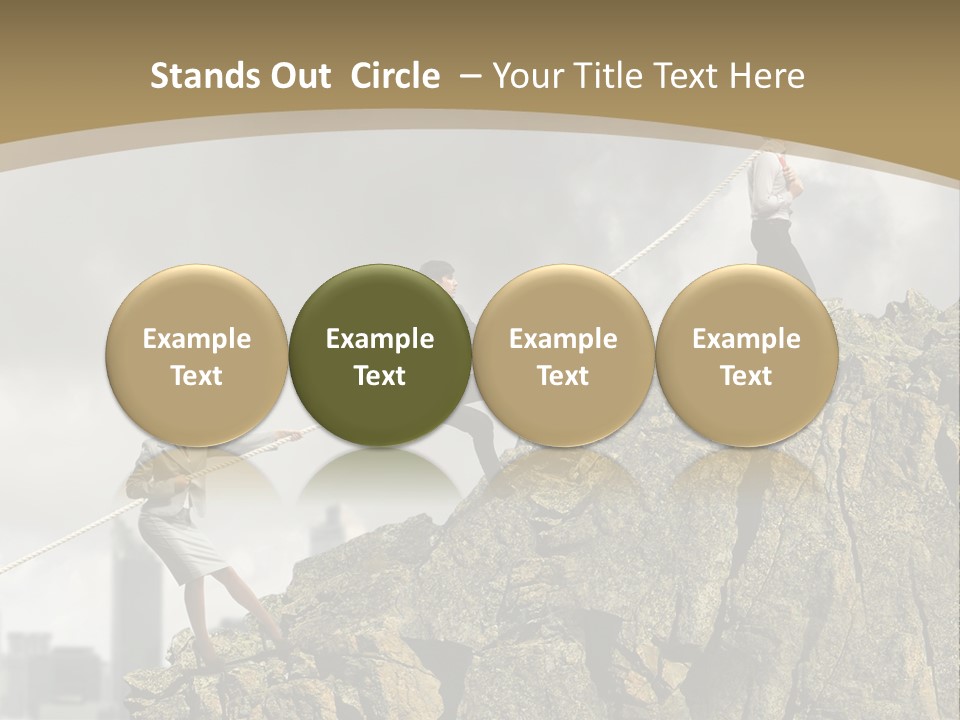 Pull Abstract Three PowerPoint Template