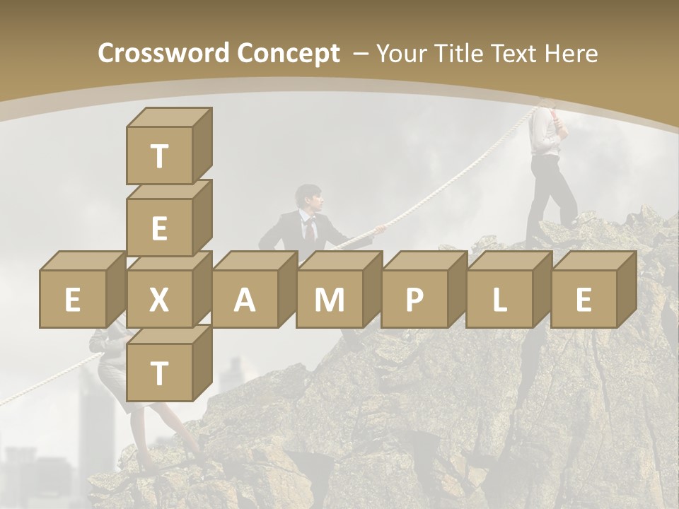 Pull Abstract Three PowerPoint Template