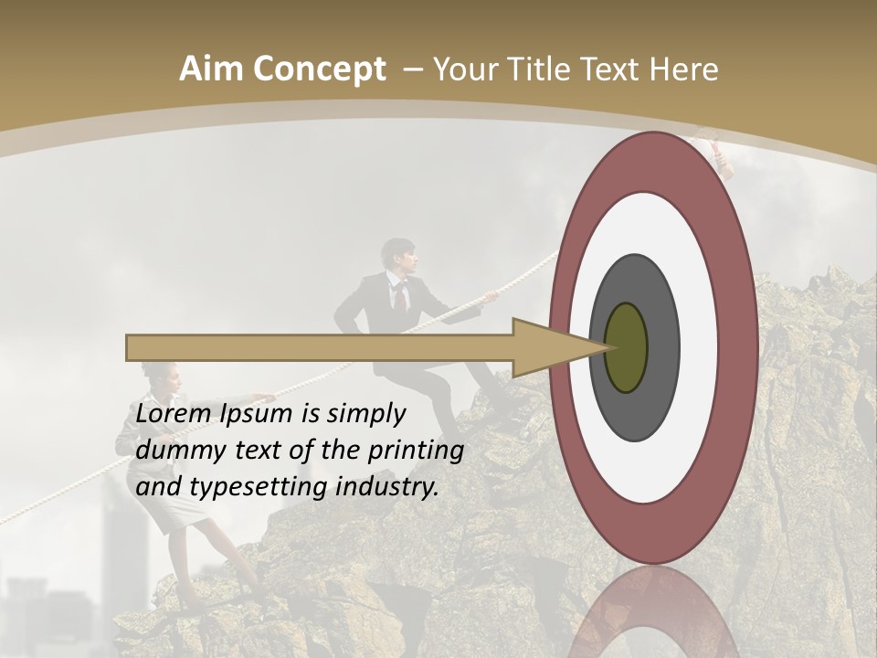 Pull Abstract Three PowerPoint Template