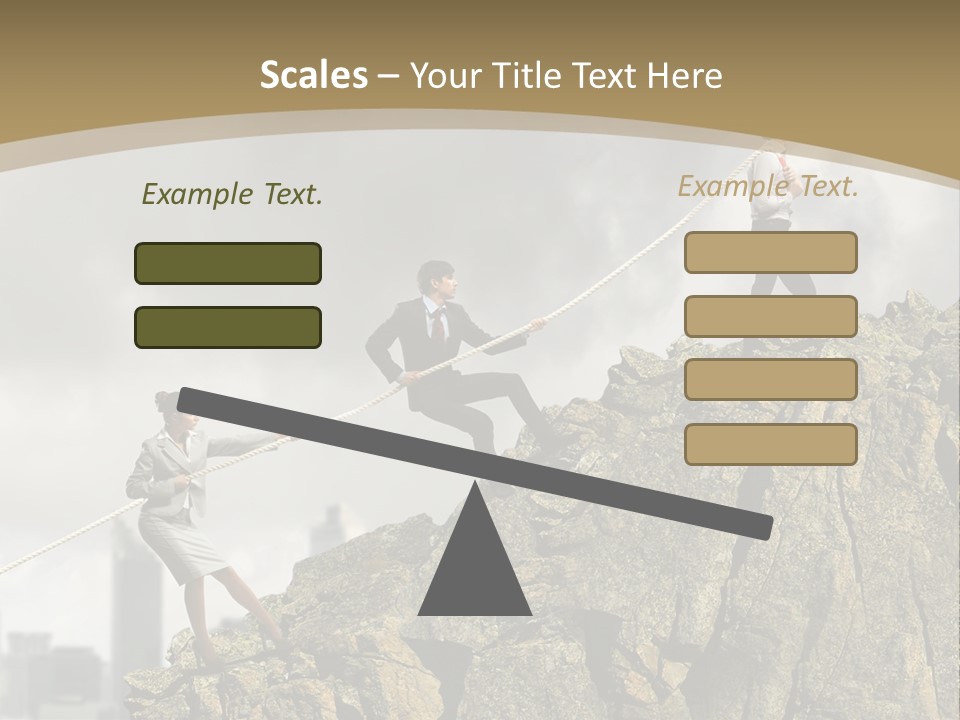 Pull Abstract Three PowerPoint Template