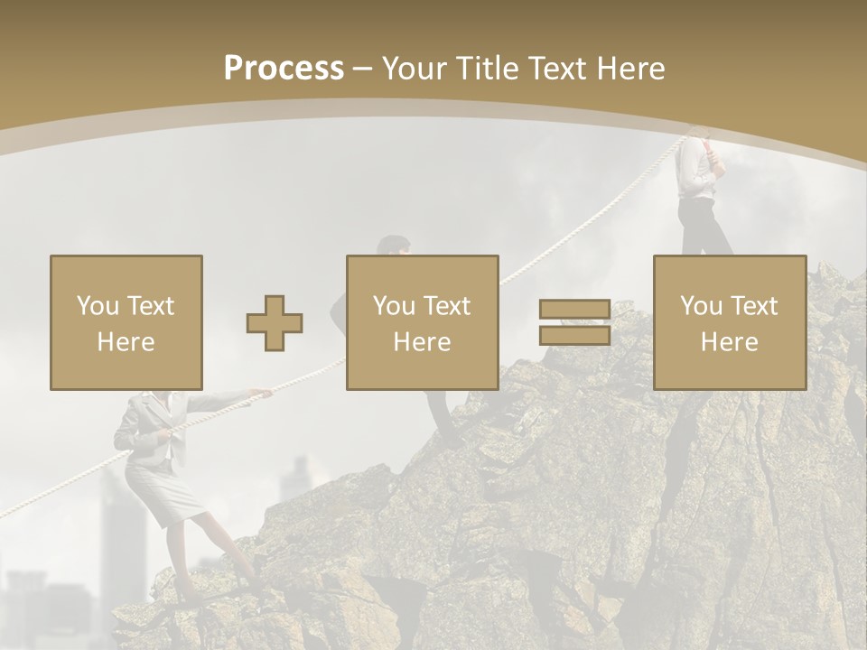 Pull Abstract Three PowerPoint Template