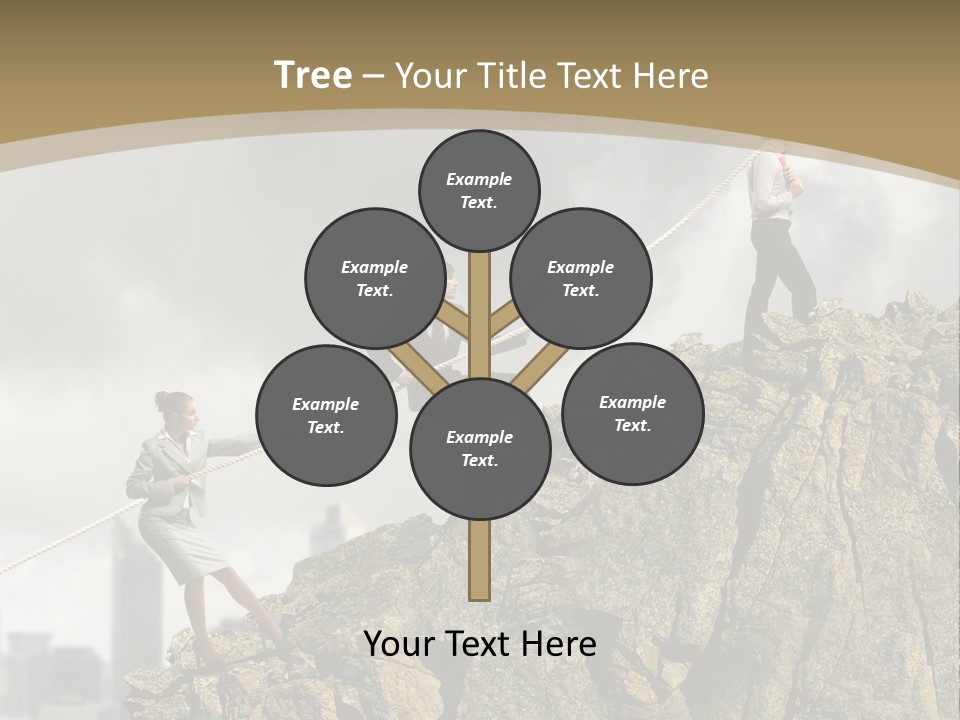 Pull Abstract Three PowerPoint Template