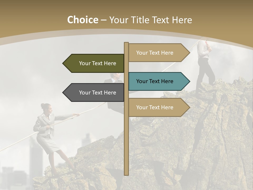 Pull Abstract Three PowerPoint Template