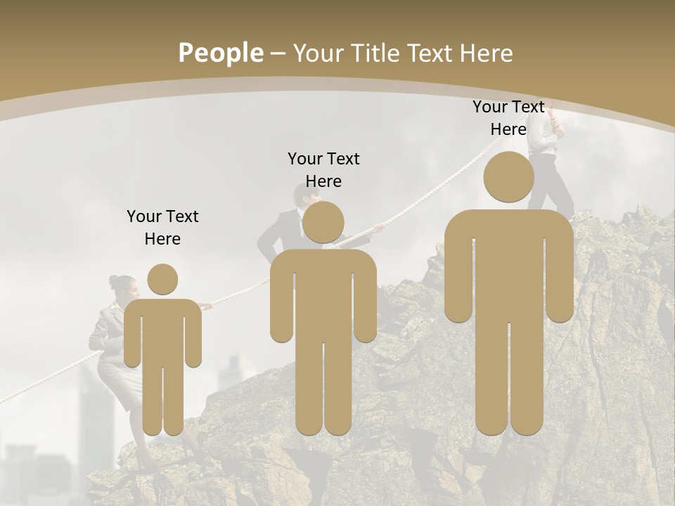 Pull Abstract Three PowerPoint Template