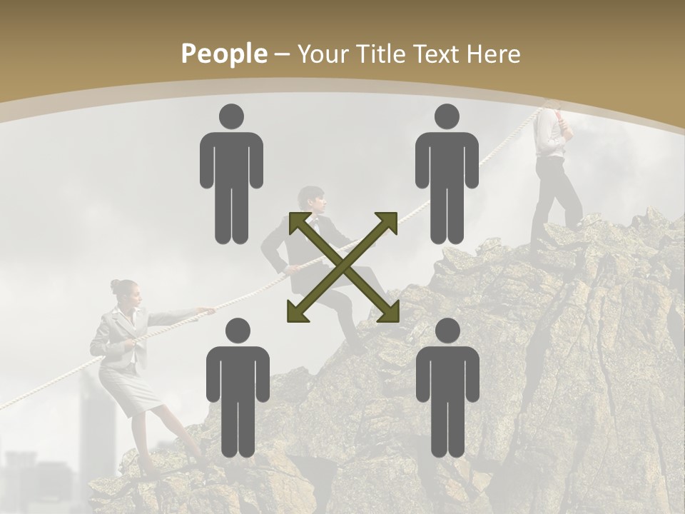 Pull Abstract Three PowerPoint Template