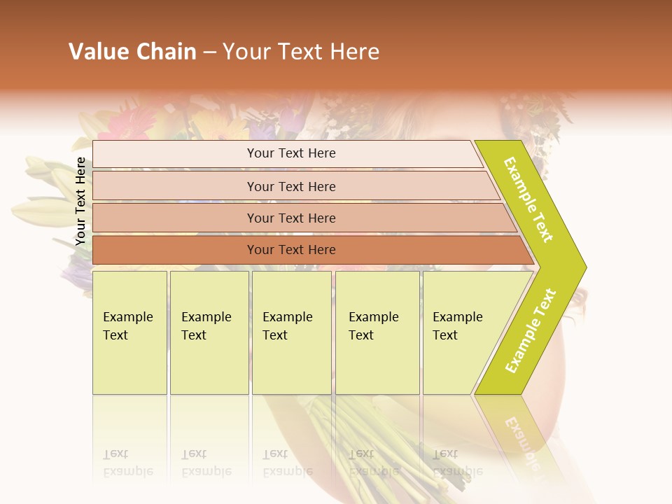 On White Gift Box Face PowerPoint Template