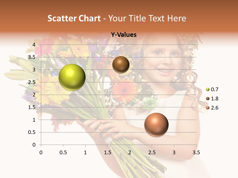 On White Gift Box Face PowerPoint Template