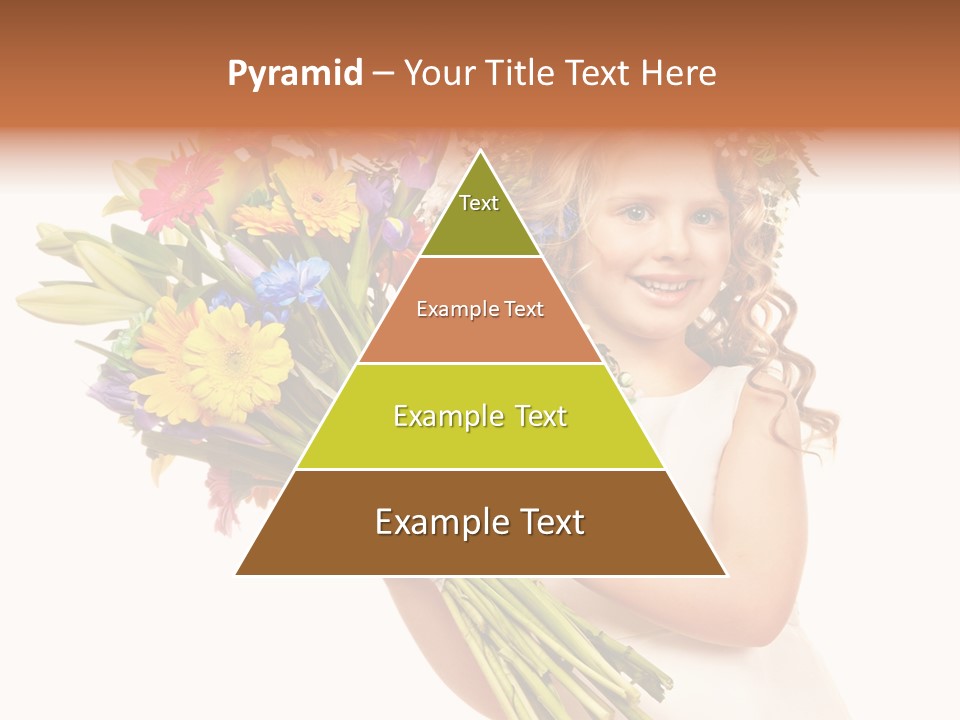 On White Gift Box Face PowerPoint Template