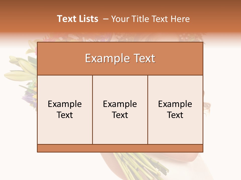 On White Gift Box Face PowerPoint Template