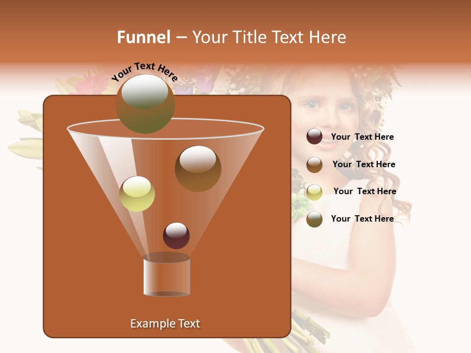 On White Gift Box Face PowerPoint Template