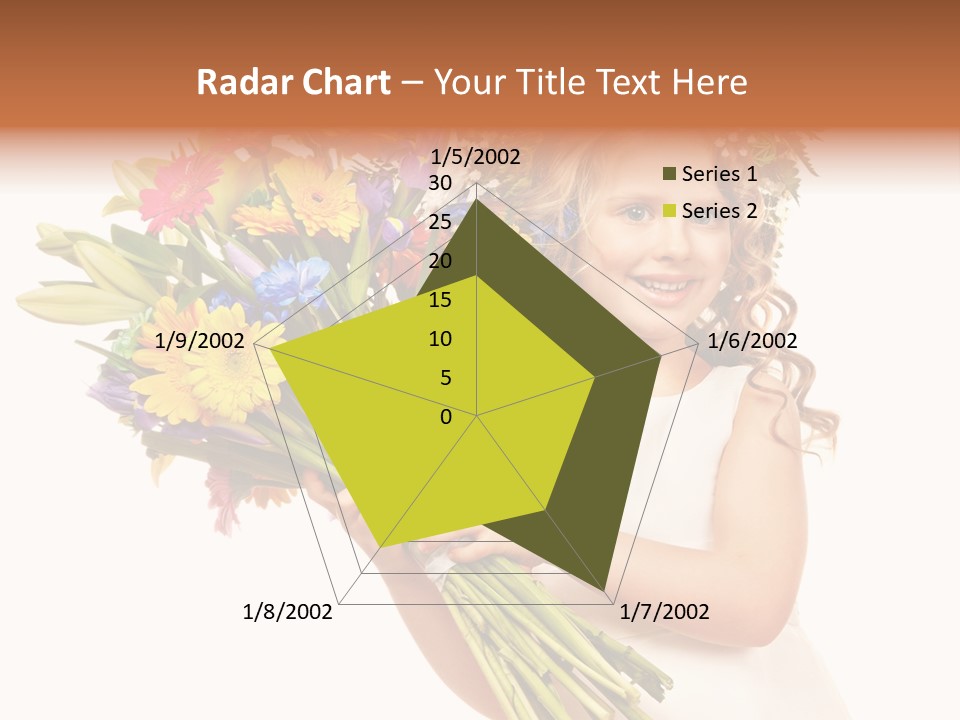 On White Gift Box Face PowerPoint Template