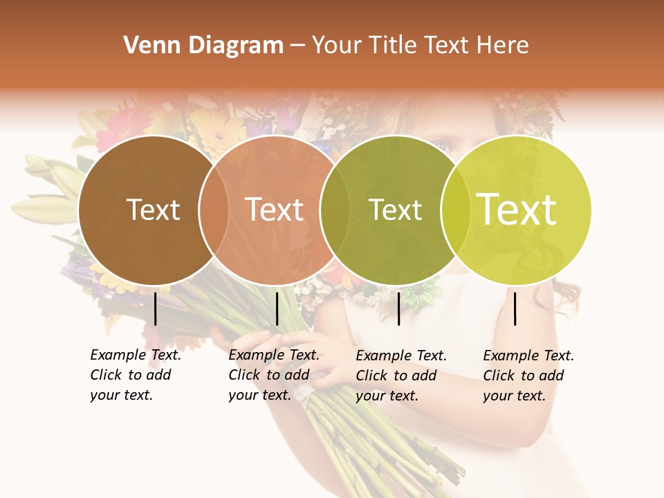 On White Gift Box Face PowerPoint Template