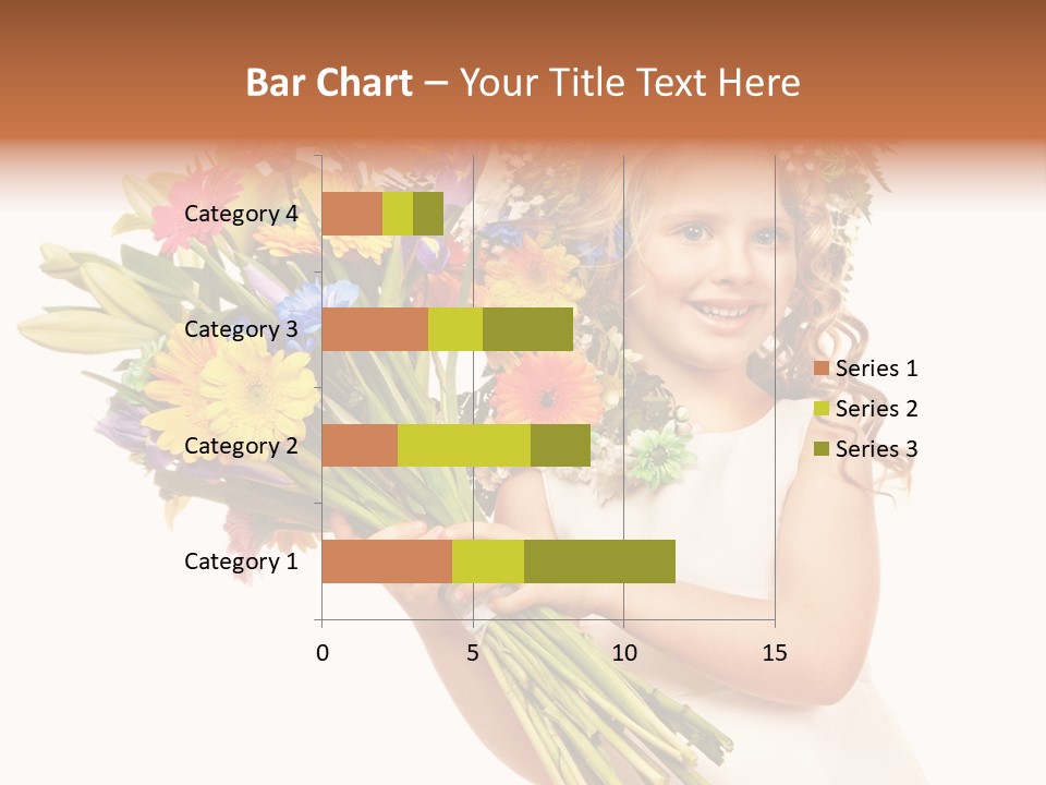 On White Gift Box Face PowerPoint Template