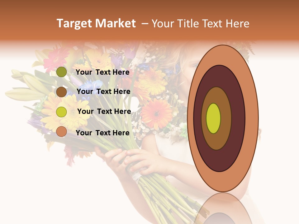 On White Gift Box Face PowerPoint Template