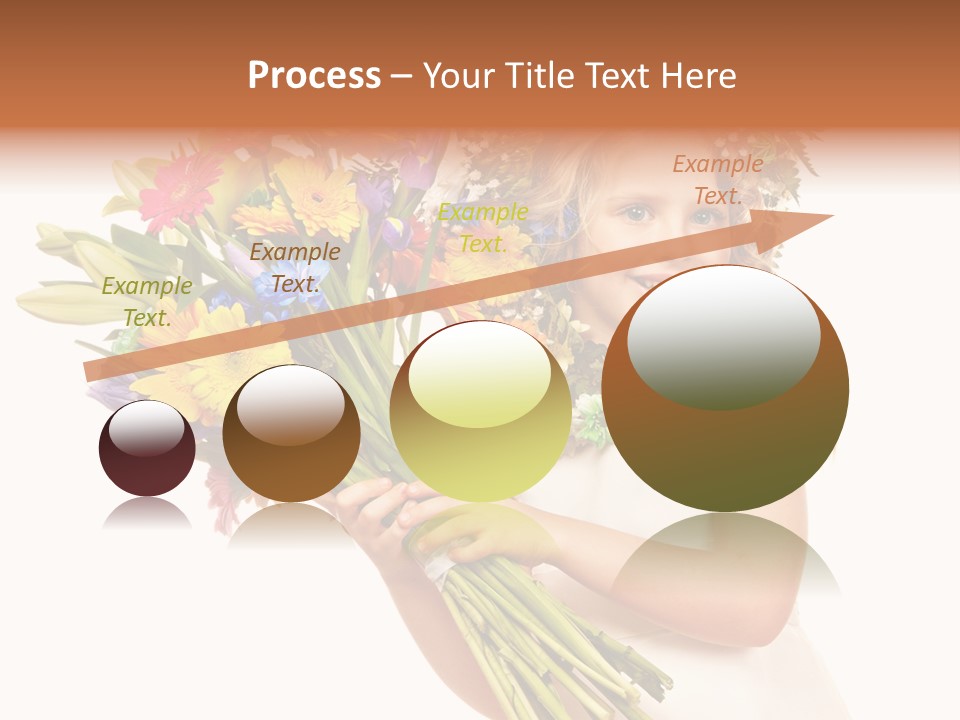 On White Gift Box Face PowerPoint Template