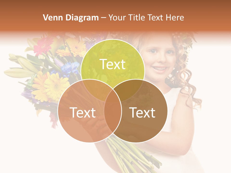 On White Gift Box Face PowerPoint Template